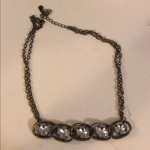 Necklace with circular jewels